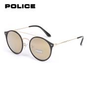 POLICE太阳眼镜SPL213G 53Z42G黑框金色片