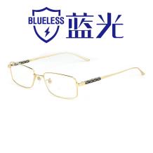 HAN纯钛光学眼镜架-亮金色(B8005-C5)