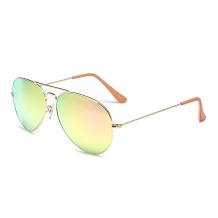 HAN RAZR-X9不锈钢防UV太阳眼镜-金框粉色片(HN52015M-C5)
