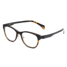 HAN TR金属光学眼镜架-时尚玳瑁(HD49163-F03)