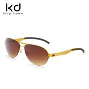 KD时尚太阳眼镜KD1417-S14  铜色