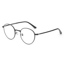 HAN COLLECTION不锈钢光学眼镜架-经典哑黑(HN43008 C1)