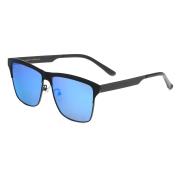 HAN RAZR-X9不锈钢偏光太阳眼镜-黑框蓝色片(HN52011L C2)