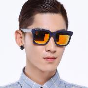 HAN时尚偏光太阳镜HD59306-S13 蓝框橘色片