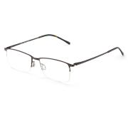 HAN不锈钢光学眼镜架-浅棕色(HD49219-C2)
