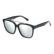 HAN RAZR-X9板材偏光太阳眼镜-亮黑框水银片(HN61005 C03/L)