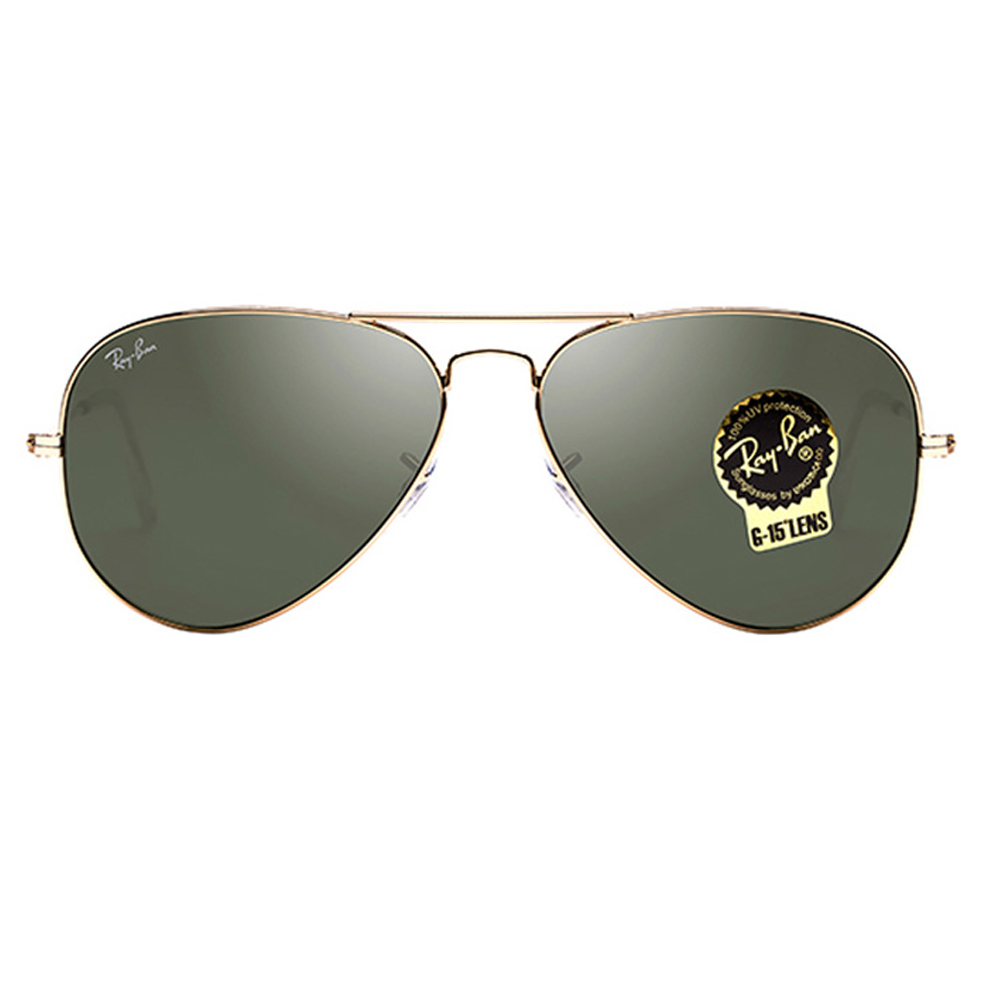 ray ban雷朋金屬太陽眼鏡-金框墨綠片(orb3026-l2846/62)